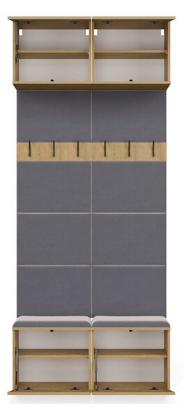 Předsíňová stěna HAGA II 2W - dub artisan