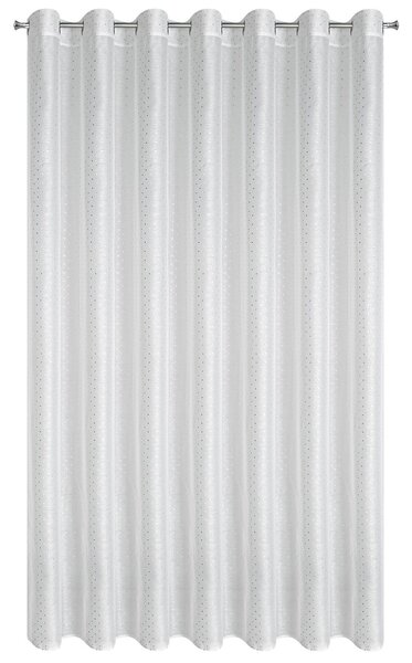 ZÁCLONA NA KROUŽCÍCH SIBEL 300 CM X 250 CM CM BÍLÁ
