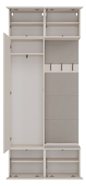 Předsíňová stěna HAGA II 1Sz1W - béžová