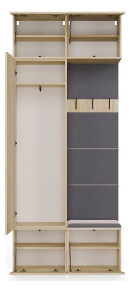 Předsíňová stěna HAGA II 1Sz1W - dub sonoma