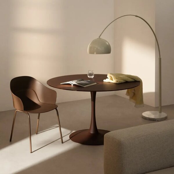 Kave Home Bílá stojací lampa Madali 160-185 cm