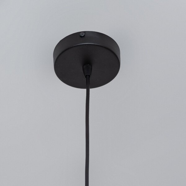 Lustr na lanku SOLANO 1xE27/15W/230V černá/lesklý chrom