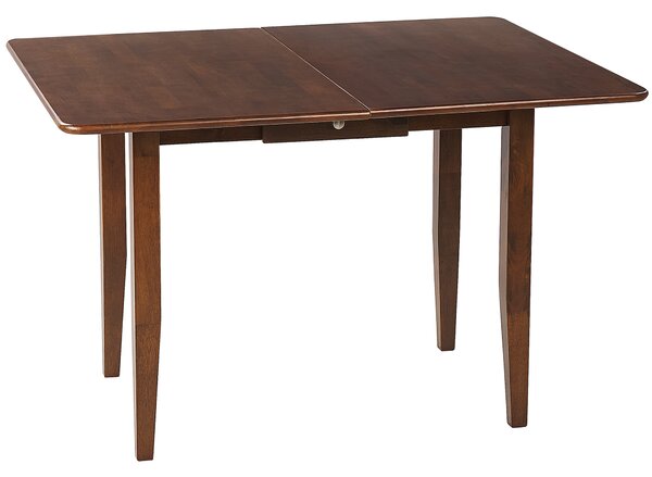 Rozkládací jídelní stůl MASELA Tmavě hnědá 90/120 cm 60 cm Dřevo