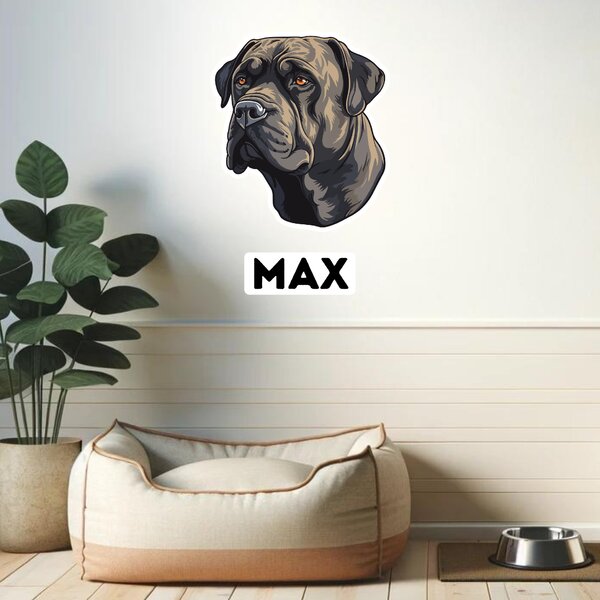 PIPPER. Nálepka Cane Corso Velikost: 60cm