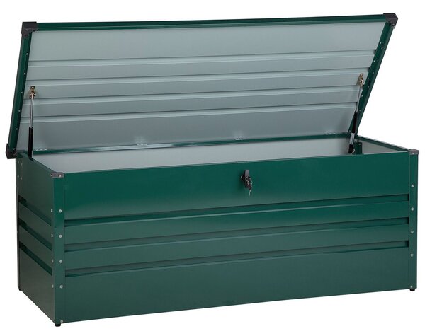 Úložný box CEBROSA 165 cm 70 cm Kov Tmavě zelená