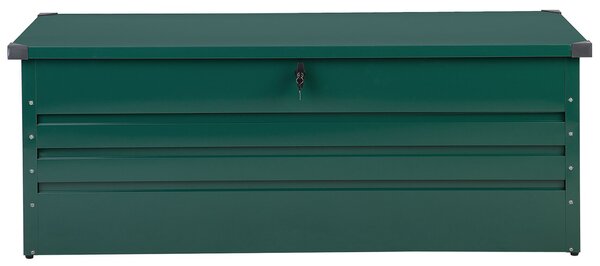 Úložný box CEBROSA 165 cm 70 cm Kov Tmavě zelená