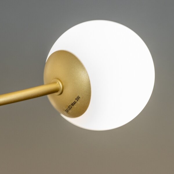 Brilagi - LED Přisazený lustr MISTEL 15xG9/3W/230V zlatá/bílá