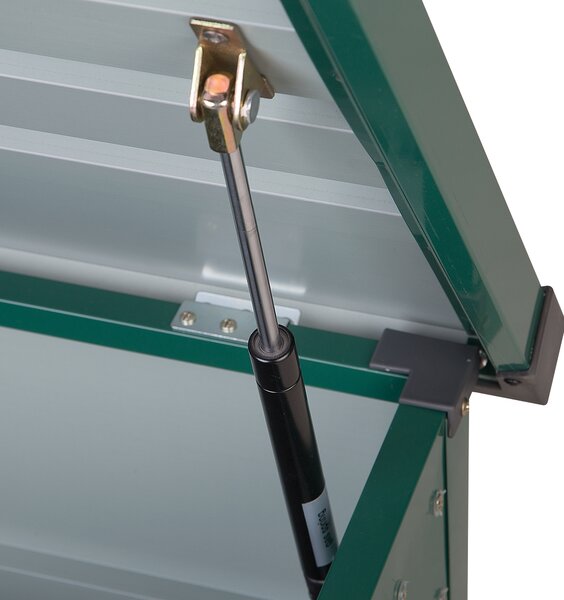 Úložný box CEBROSA 165 cm 70 cm Kov Tmavě zelená
