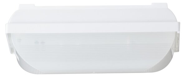OSMONT ELE57260 ELEKTRA 1 stropní/nástěnné průmyslové plastové svítidlo bílá IP54 3000 K 8W LED