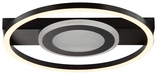 Brilliant -LED RGBW Stm stropsvítidlo MAUREEN LED/20W/230V 3000-6500K černá+ DO