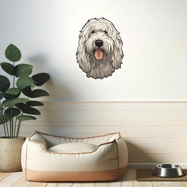 PIPPER. Nálepka Komondor Velikost: 60cm