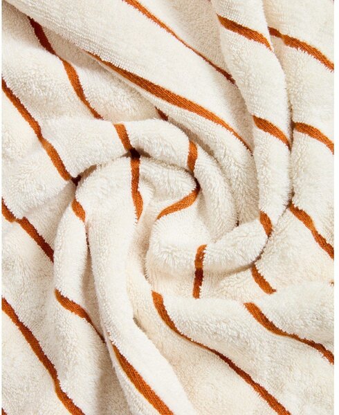 Oranžový/béžový froté bavlněný ručník 50x90 cm Dorane – Kave Home