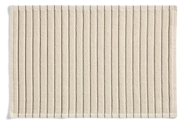 Zelená/béžová textilní koupelnová předložka 50x80 cm Merade – Kave Home