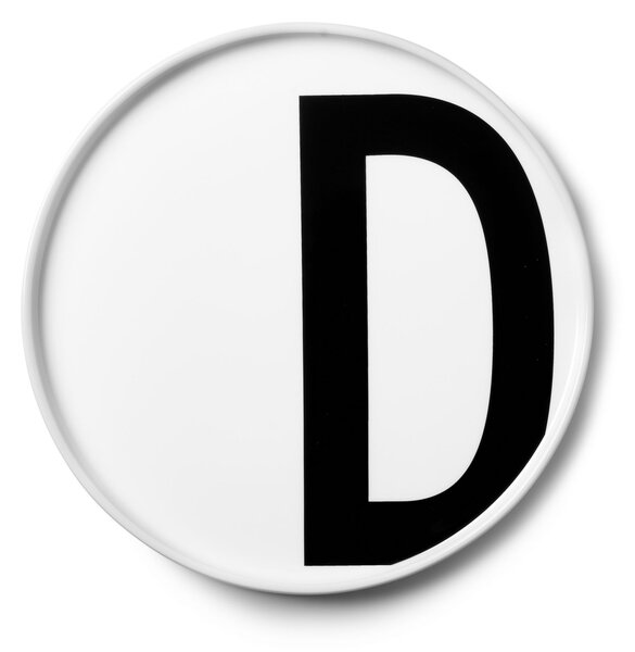 Porcelánový talíř Letters 20 cm U