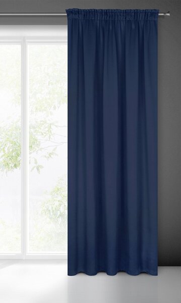 ZATEMŇOVACÍ ZÁVĚS NA PÁSCE BLACKOUT 135X270 CM TMAVĚMODRÁ BS