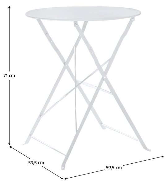 Zahradní set Obas 210970 (bílá) (Pro 2 osoby)
