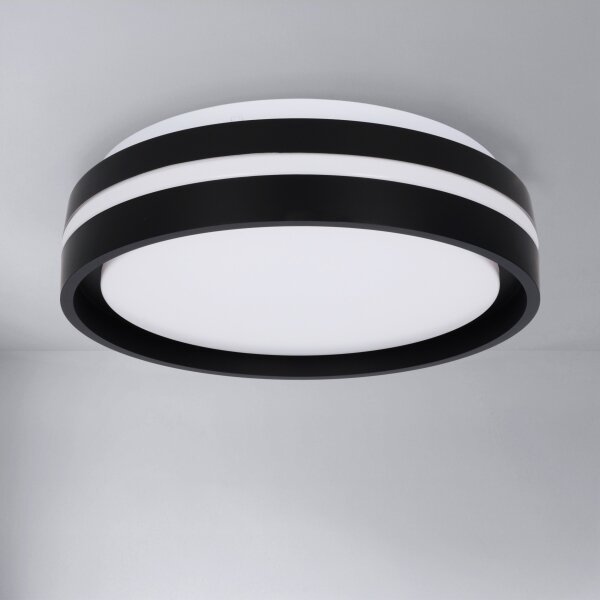 Brilagi - LED Stropní svítidlo NAOMI LED/24W/230V pr. 28,5 cm černá