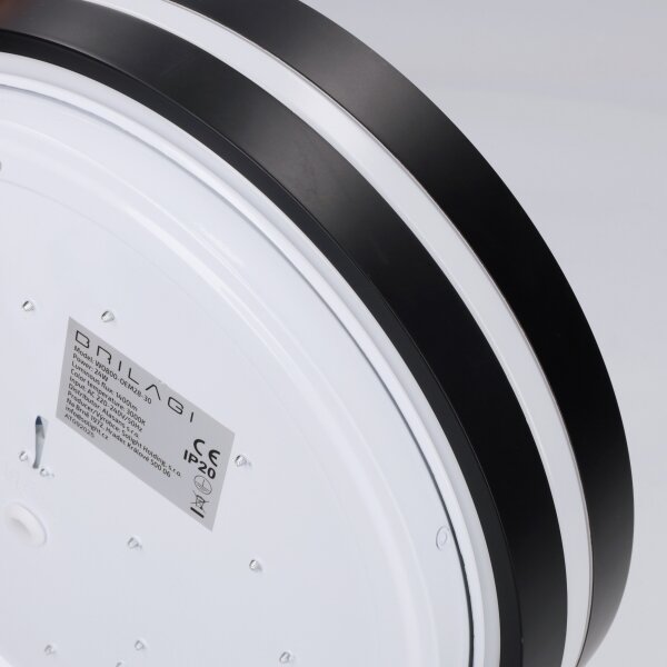 Brilagi - LED Stropní svítidlo NAOMI LED/24W/230V pr. 28,5 cm černá