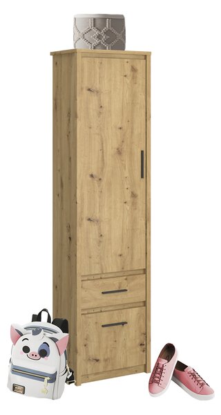 Regál Andra 2D1S (dub artisan). Akce -21%