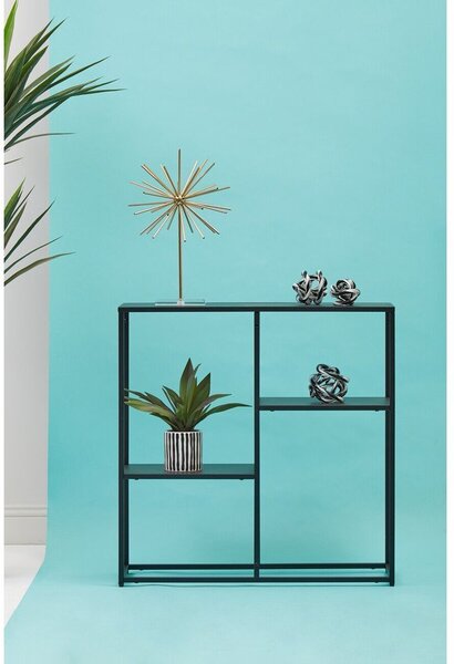 Černý ocelový regál 80x81x26 cm Acero – Premier Housewares