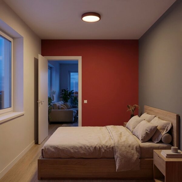 Brilagi - LED Stropní svítidlo MATTEO LED/24W/230V pr. 31 cm červená