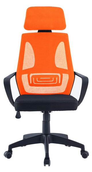 Kancelářské křeslo Tyxos MC089 (černá + oranžová)