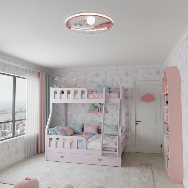 Brilagi -LED Stmívat. dětské stropní svítidlo UNICORN LED/68W/230V 3000-6000K+DO
