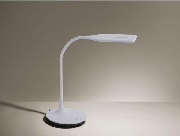 LEUCHTEN DIREKT is JUST LIGHT LED stolní lampa v bílé, flexibilní rameno s měnitelnou teplotou barvy světla a stmívaním 2700-5000K LD 13061-16