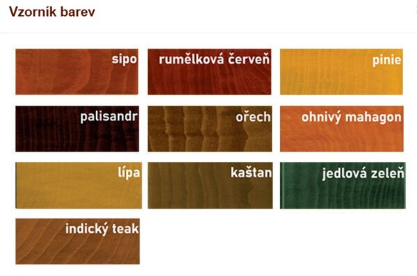 Marli Dřevěný truhlík FLORIS L - barva indický týk