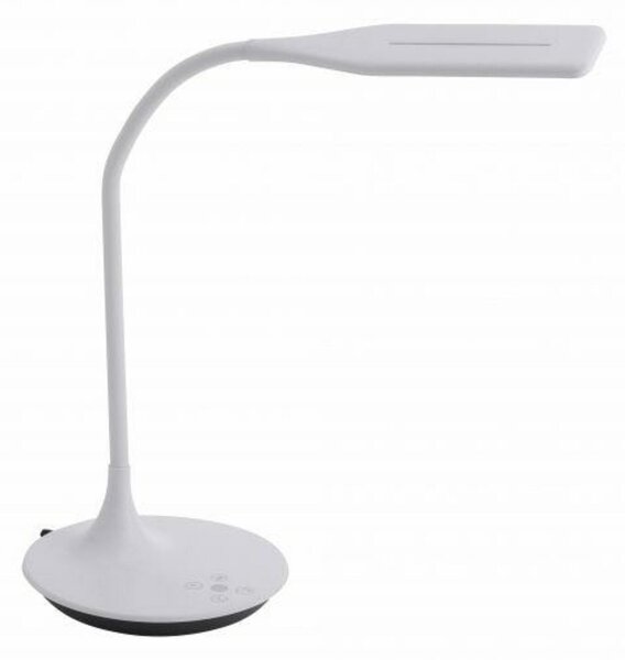 LEUCHTEN DIREKT is JUST LIGHT LED stolní lampa v bílé, flexibilní rameno s měnitelnou teplotou barvy světla a stmívaním 2700-5000K LD 13061-16