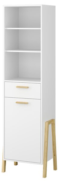 Regál Berry 1D1S (bílá). Akce -23%