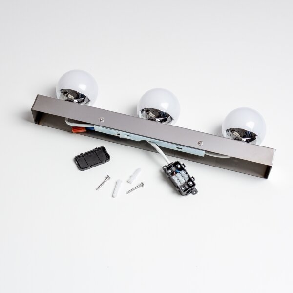 Brilagi - LED Koupelnové osvětlení zrcadla HOLLYWOOD 3xLED/3W/230V IP44 chrom