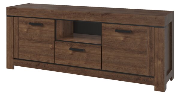 TV stolek/skříňka Britt (dub hnědý). Akce -20%