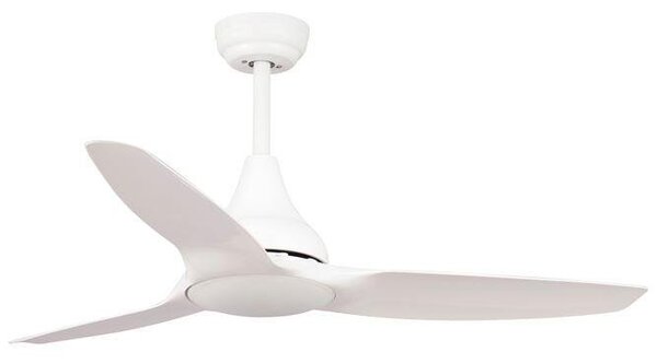 NV 5267301 Stropní ventilátor se světlem SAMOA tělo z oceli matná bílá a sklo 3ABS LED 18W 3000K - NOVA LUCE