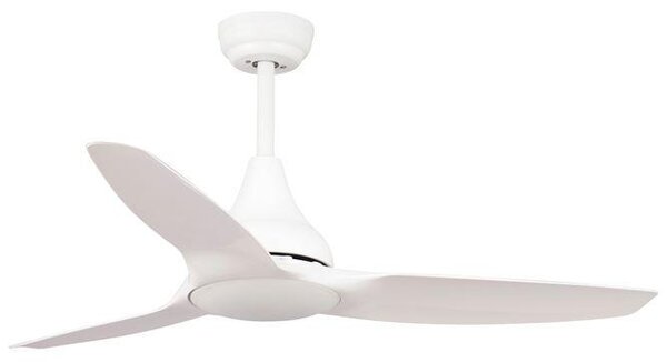 Nova Luce Stropní ventilátor se světlem SAMOA tělo z oceli, 3ABS bílé listy LED 18W 3000K Barva: Bílá