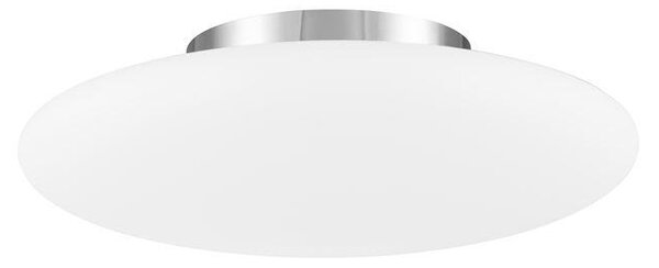 Nova Luce Stropní svítidlo PRESSIONE opálové sklo a chromovaný kov E27 3x12W