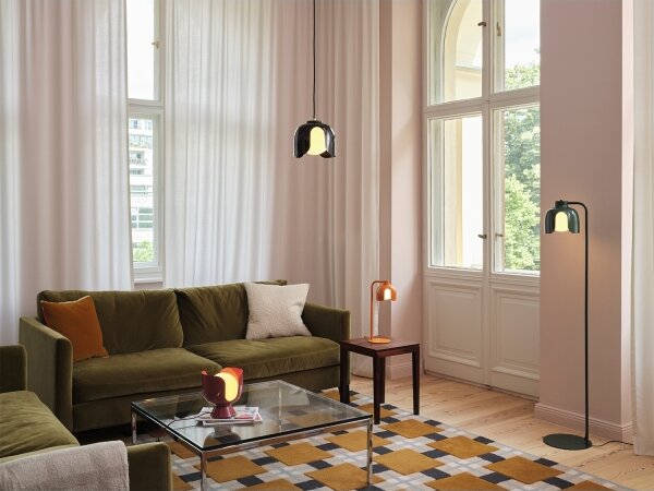 Osram - Stojací lampa DECOR COROLLE 1xE27/15W/230V zelená