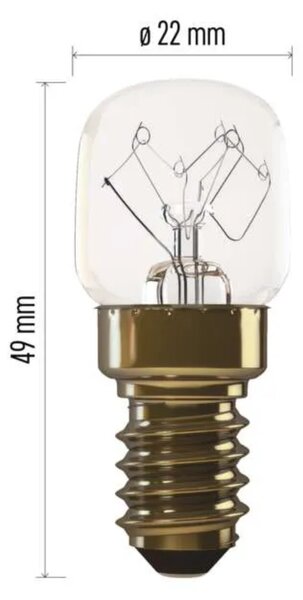 Žárovka do trouby Z6915 E14, 15W, teplá bílá