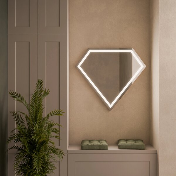 Zrcadlo LED Premium - Diamond