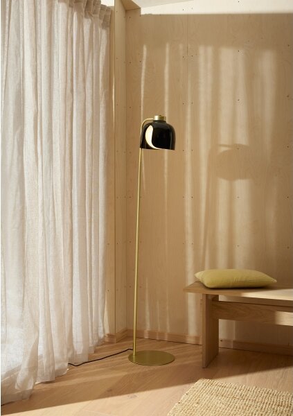 Osram - Stojací lampa DECOR COROLLE 1xE27/15W/230V černá/zlatá