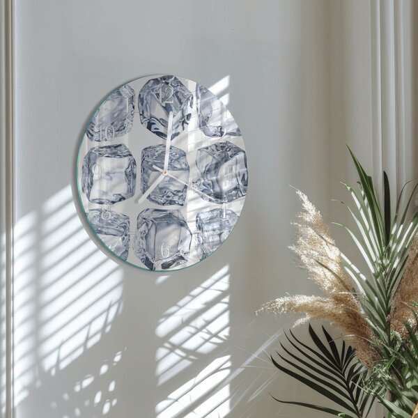 Skleněné hodiny na stěnu Led zsob-fi30-00091267