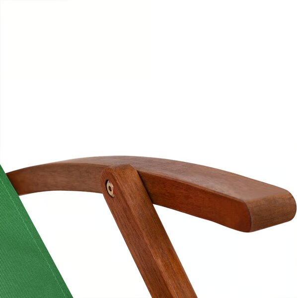 Zahradní lehátko SIENA, 94x60x94cm, zelená Casaria