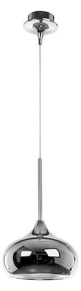 Nova Luce Závěsné svítidlo CIOTO kov chrom venku bílá chrom uvnitř E14 1x5W
