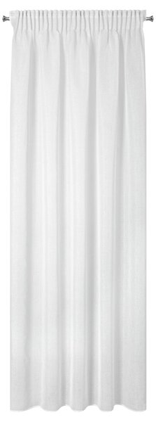 ZÁCLONA NA PÁSCE MARGO 140X270 CM BÍLÁ