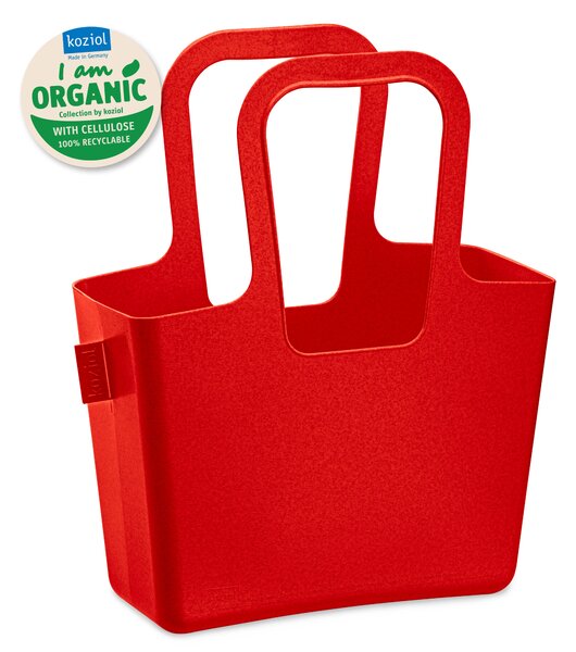 TASCHELINO plážová taška, zásobník, stojan na časopisy a noviny a na hračky Organic červená KOZIOL (barva-organic červená)