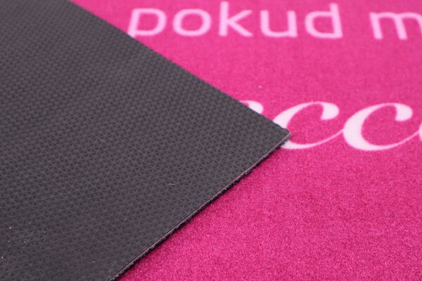 Mercury Flooring, Rohožka Vstup pokud máš Prosecco 40x60 cm, 40x60, růžová