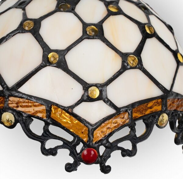 Brilagi - Tiffany vitrážová nástěnná lampa IVORY 1xE14/40W/230V