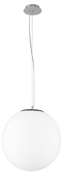 Nova Luce Závěsné svítidlo NEVOSO opálové sklo, 50cm, E27 1x12W Barva: Bílá