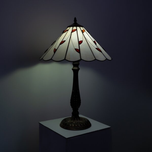 Brilagi - Tiffany vitrážová stolní lampa FOLIA 2xE27/60W/230V
