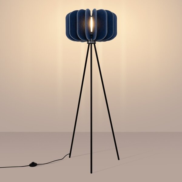 Sollux SL.1865 - Stojací lampa MULA 1xE27/15W/230V modrá